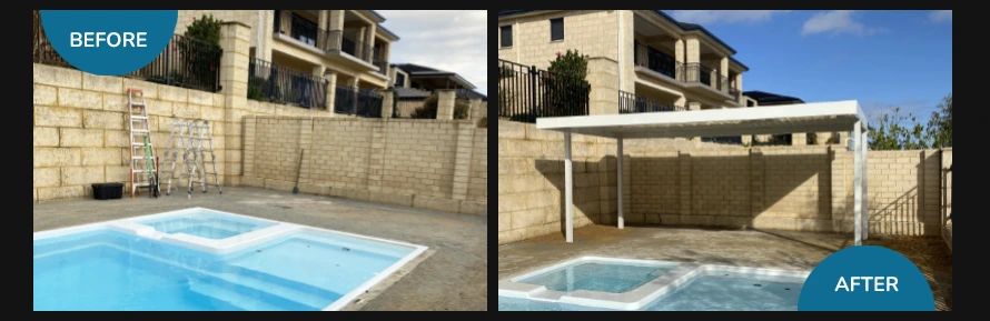 before and after my patio perth