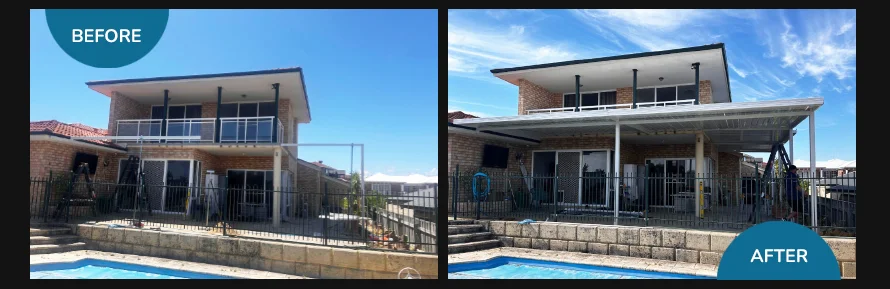 before and after my patio perth